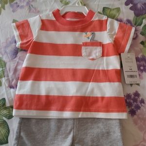 2 Piece Beach Little Shorts Set